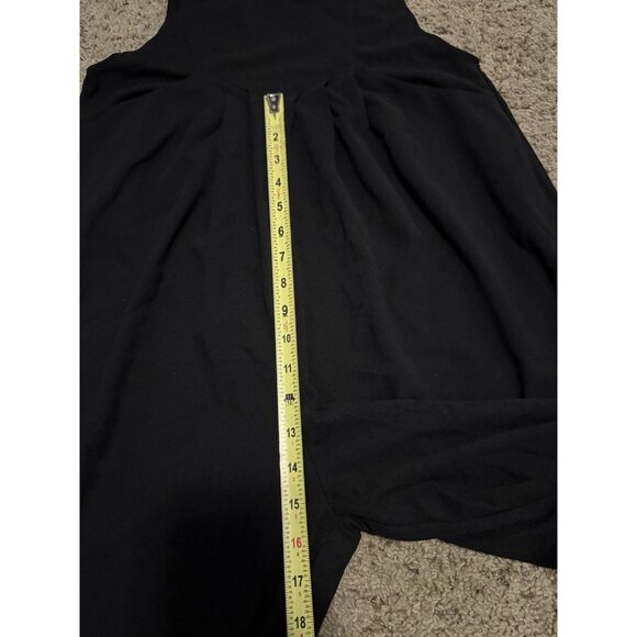 HALARA Black Overalls Adjustable Strap Teacher Casual Preppy Minion Lagenlook S - Picture 7 of 9